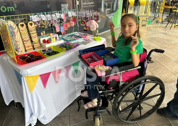 Conoce a Mariana, una niña con parálisis cerebral que busca salir adelante