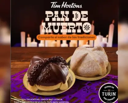 Tim Hortons presenta su pan de muerto con chocolate Turín