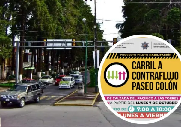 Activan carril reversible de Paseo Colón en Toluca; este será su horario