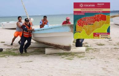 Gobierno del Estado activa  la Alerta Roja para Yucatán por el huracán Milton