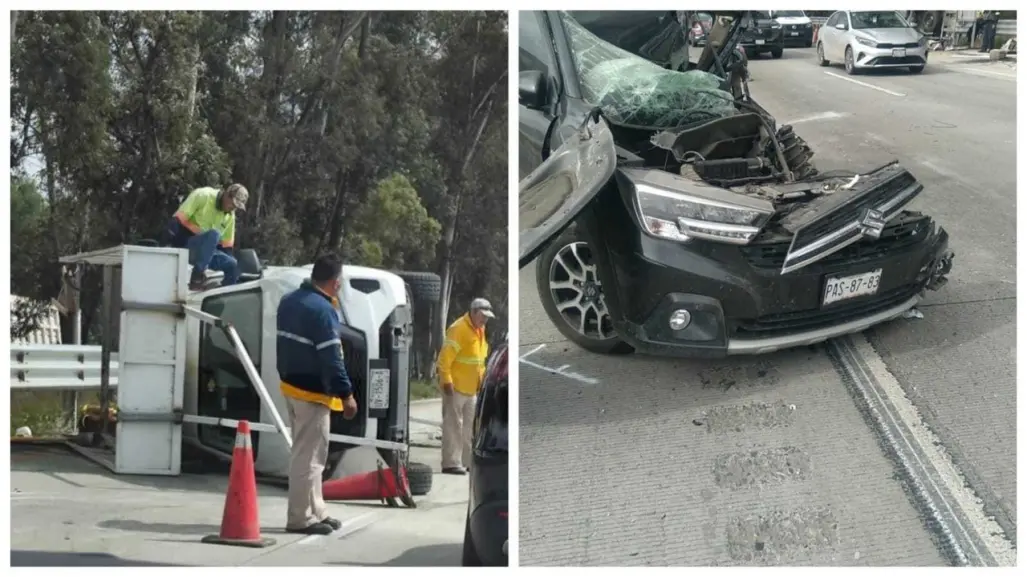 Choque deja un muerto en la México-Querétaro (VIDEO)