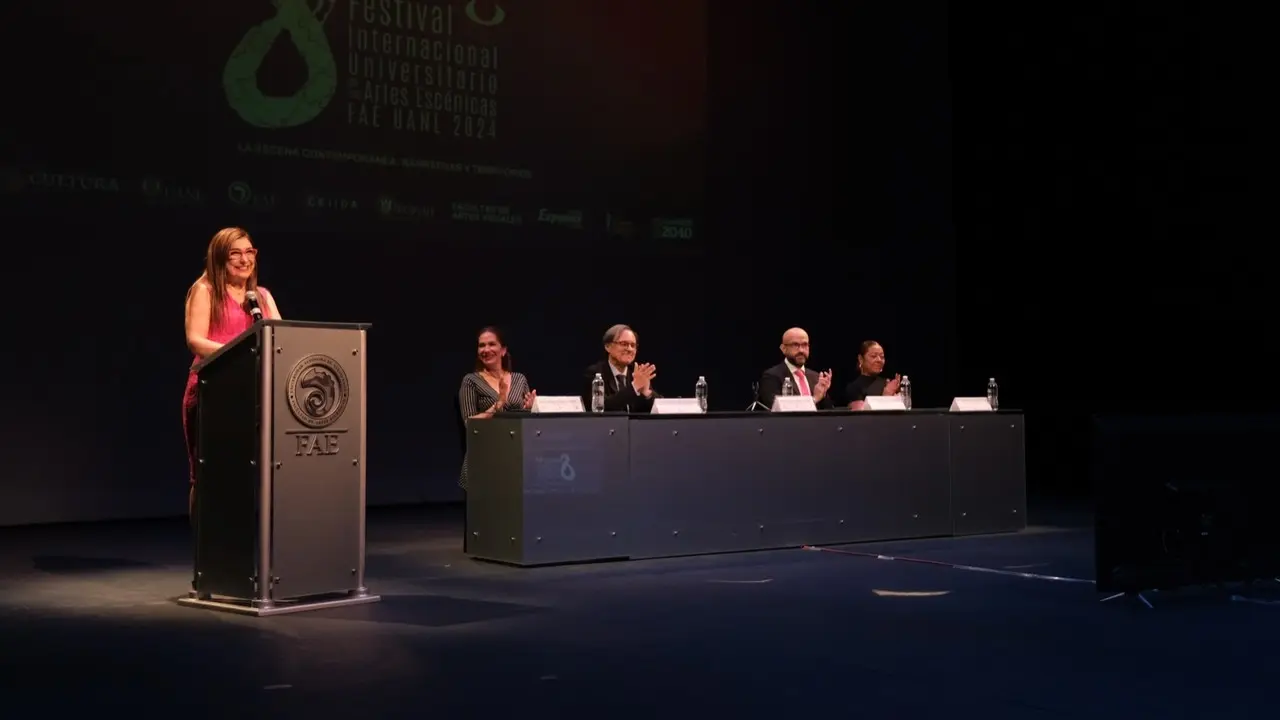 Presentan el Festival Internacional Universitario de las Artes Escénicas FAE-UANL 2024. Foto: UANL