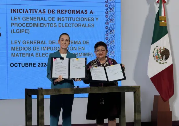 Claudia Sheinbaum presenta reformas para elección del Poder Judicial en 2025