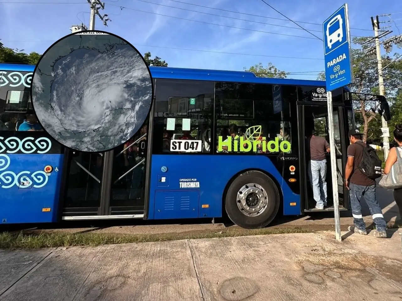 El servicio de transporte fue suspendido en Tizimín ante la cercanía del huracán “Milton”.- Foto ilustrativa