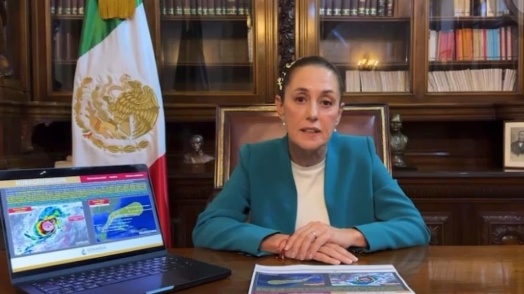 Claudia Sheinbaum, presidenta de México envía mensaje a los yucatecos