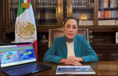 Claudia Sheinbaum, presidenta de México envía mensaje a los yucatecos