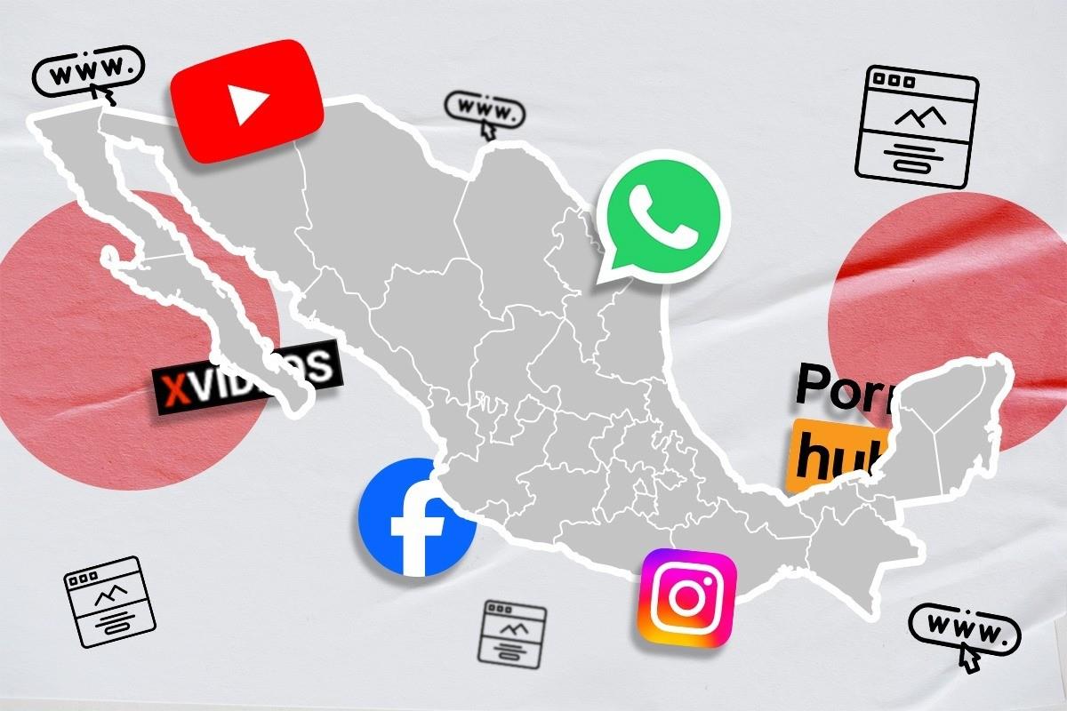 De Google a Pornhub, los mexicanos pasaron millones de horas en estos sitios web en 2024. Descubre quiénes lideran el ranking del tráfico online. Foto: Especial POSTA