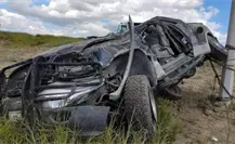 Familia protagoniza aparatoso accidente en la carretera Monclova-Saltillo Familia protagoniza aparatoso accidente en la carretera Monclova-Saltillo