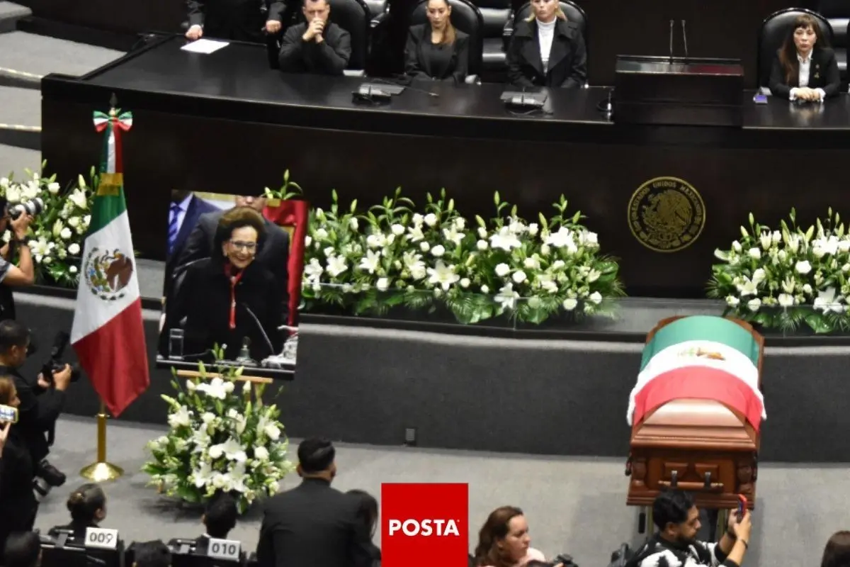 Pleno de la Cámara de Diputados en homenaje a Ifigenia Martínez y Hernández. Foto: Enrique Pérez Huerta