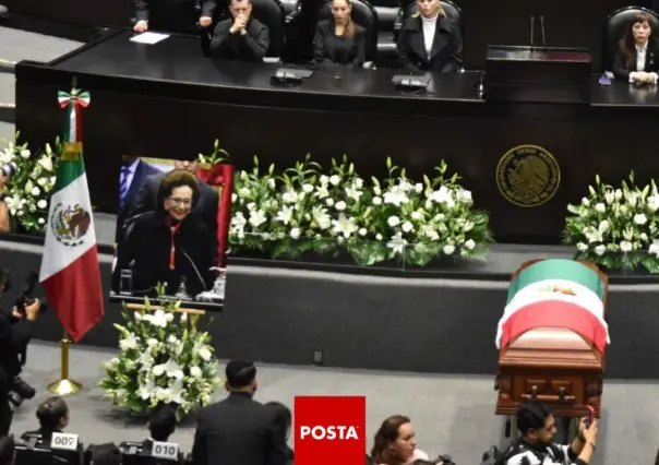 Así despiden a Ifigenia Martínez en la Cámara de Diputados (FOTOS)