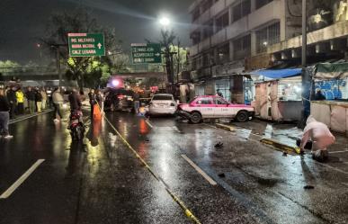 Conductor ebrio mata a taxista al chocar contra autos estacionados en Tacuba