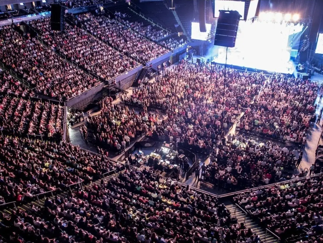 Concierto en la Arena Monterrey lleno ante el evento. Foto: Arena Monterrey / Archivo POSTA MX