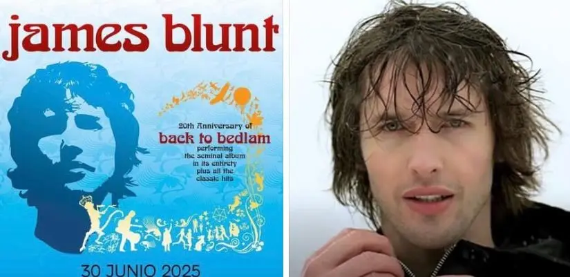 James Blunt anuncia concierto en Monterrey