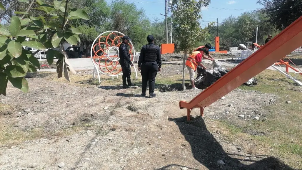 Alcalde de Juárez identifica y sanciona a jóvenes por vandalizar parque