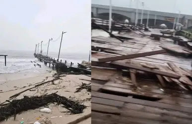 Huracán Milton: daños en los puertos de Progreso y Chelem