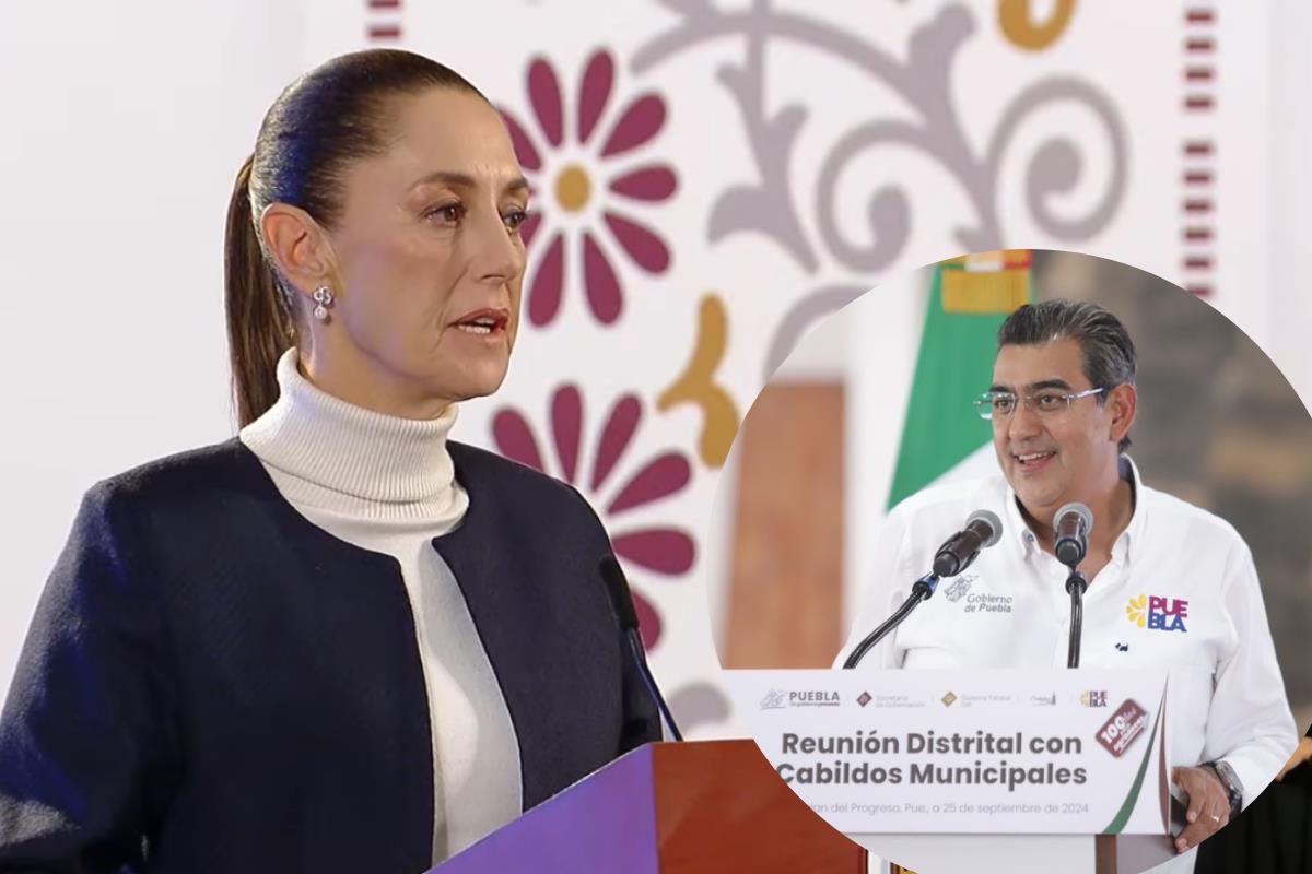 Claudia Sheinbaum y Sergio Salomón Céspedes. Foto: Captura de pantalla / YouTube (Gobierno de México) / X (@@SergioSalomonC)