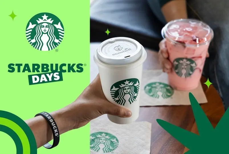 Cafés que estarán disponibles en el Starbucks por su campaña Starbucks Days. Foto: Facebook Starbucks México.