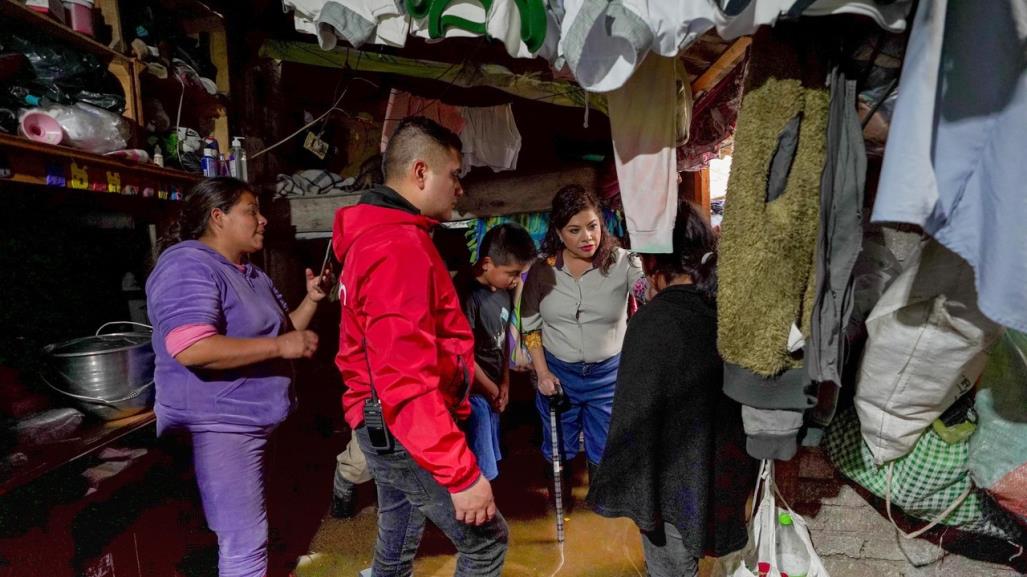 Así se encuentran Xochimilco y Milpa Alta, tras las fuertes lluvias