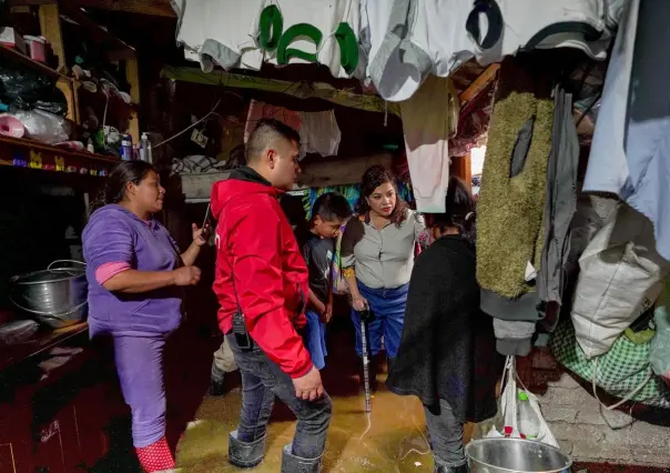 Así se encuentran Xochimilco y Milpa Alta, tras las fuertes lluvias