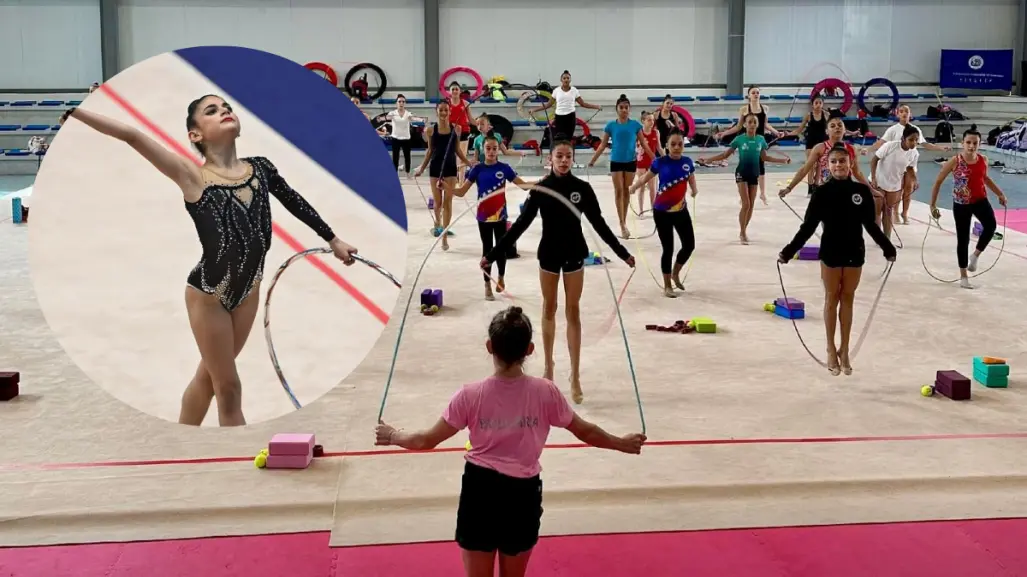 Atleta yucateca participa en campamento de gimnasia rítmica en Panamá