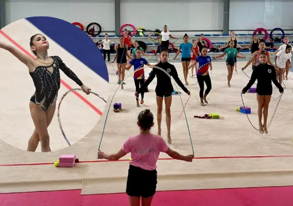 Atleta yucateca participa en campamento de gimnasia rítmica en Panamá