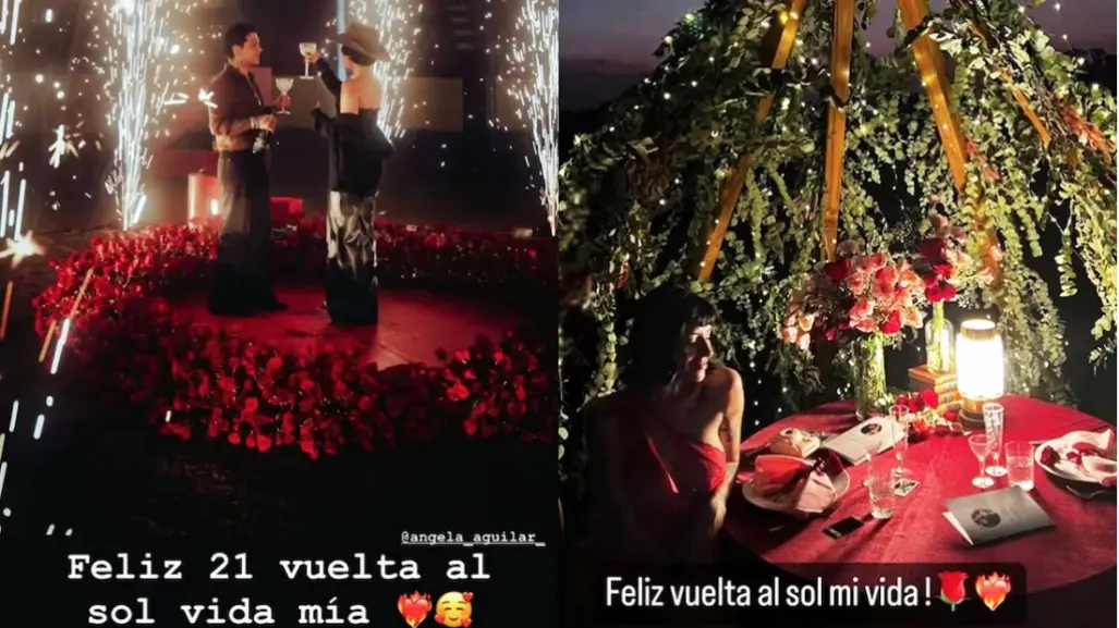 Critican a Christian Nodal por festejar a Ángela Aguilar igual que a Cazzu