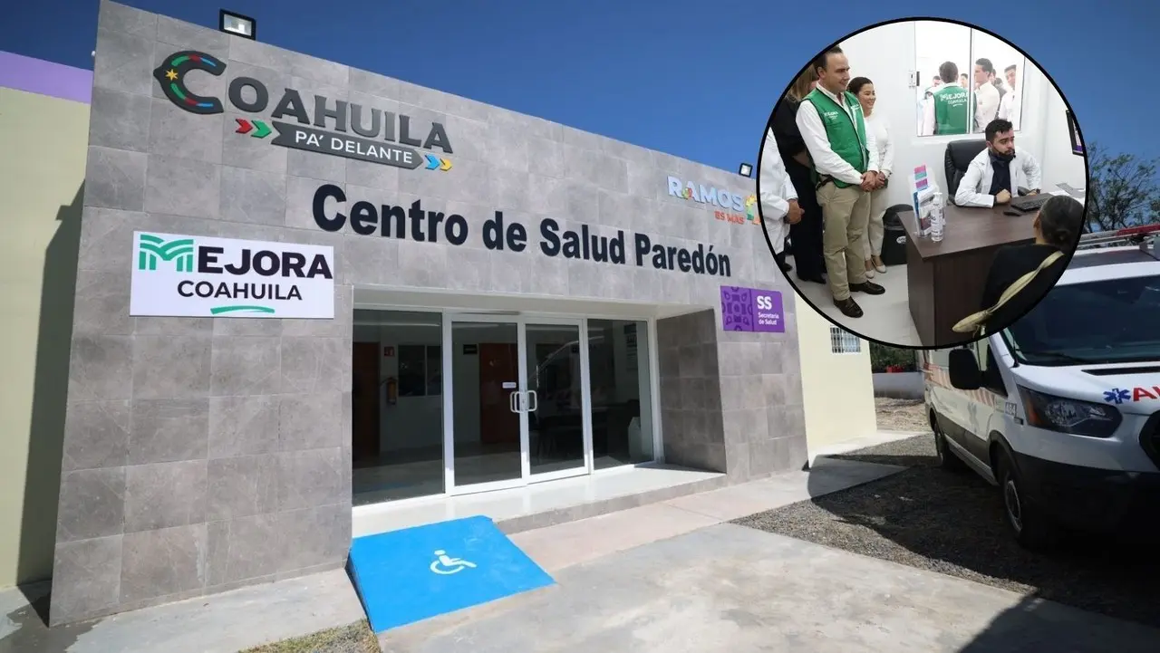 Se inauguró el nuevo centro de Salud Paredón. (Fotografía: Gobierno de Coahuila)