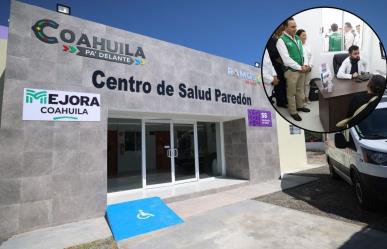 Manolo Jiménez inaugura Centro de Salud Paredón en Ramos Arizpe