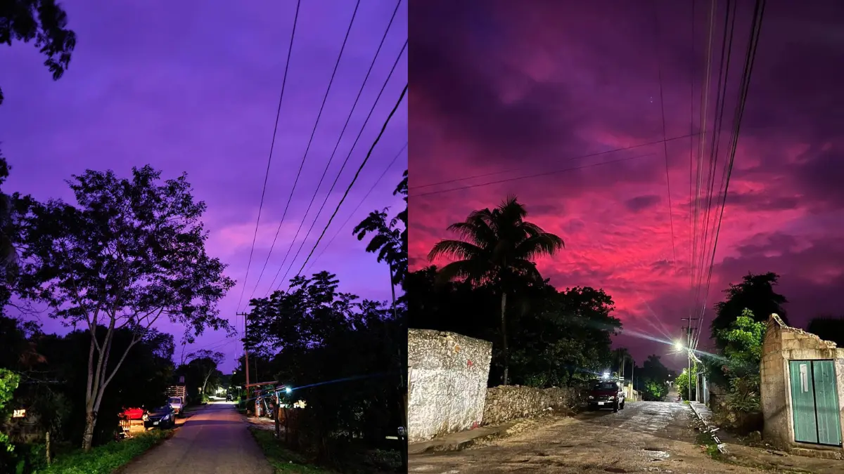 El cielo de Yucatán vuelve a sorprender después del paso de Milton Foto: Misael HM