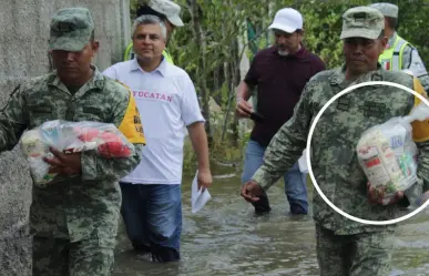 SEDENA entrega despensas en municipios costeros afectados por huracán Milton