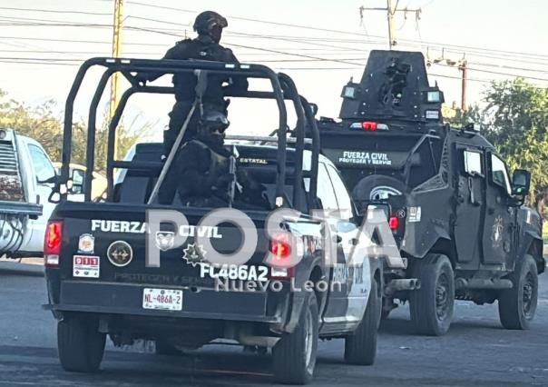 Atacan a balazos a elementos de Fuerza Civil en Ciénega de Flores