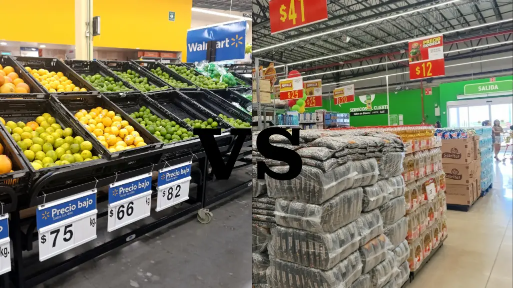 Bodega Aurrerá vs Walmart en la canasta básica