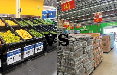 Bodega Aurrerá vs Walmart en la canasta básica