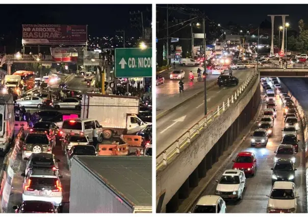 Taxistas hacen bloqueo kilométrico, exigen detener a delincuentes