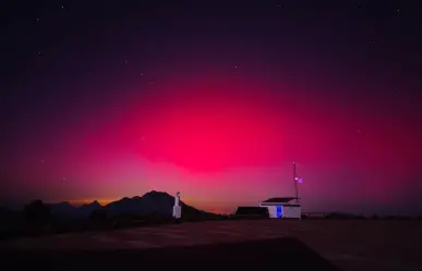 Así se ven las auroras boreales en Nuevo León desde el Observatorio Astronómico