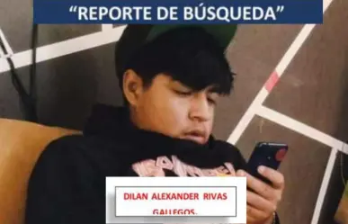 Buscan a Dilan Alexander Rivas Gallegos