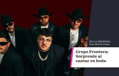 Grupo Frontera: Sorprende al cantar en boda