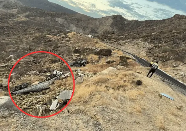 Otro accidente en la Cuesta del Infierno: tráiler cae por barranco