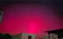 Aparecen auroras boreales en el cielo de Coahuila Aparecen auroras boreales en el cielo de Coahuila