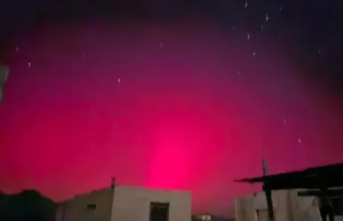 Aparecen auroras boreales en el cielo de Coahuila