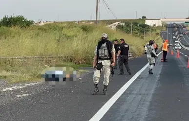 Dejan cabezas humanas tiradas a pie de carretera federal Cardel-Veracruz