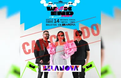 Belanova se deslinda de participar en el Weekend Fest 2024 en Tampico