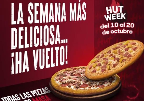 Pizza Hut celebra Hut Week con pizzas de 1 a 8 ingredientes