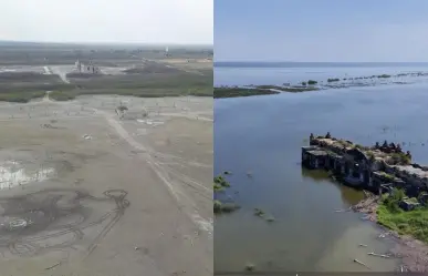 Presa Vicente Guerrero: antes y después del Huracán Alberto