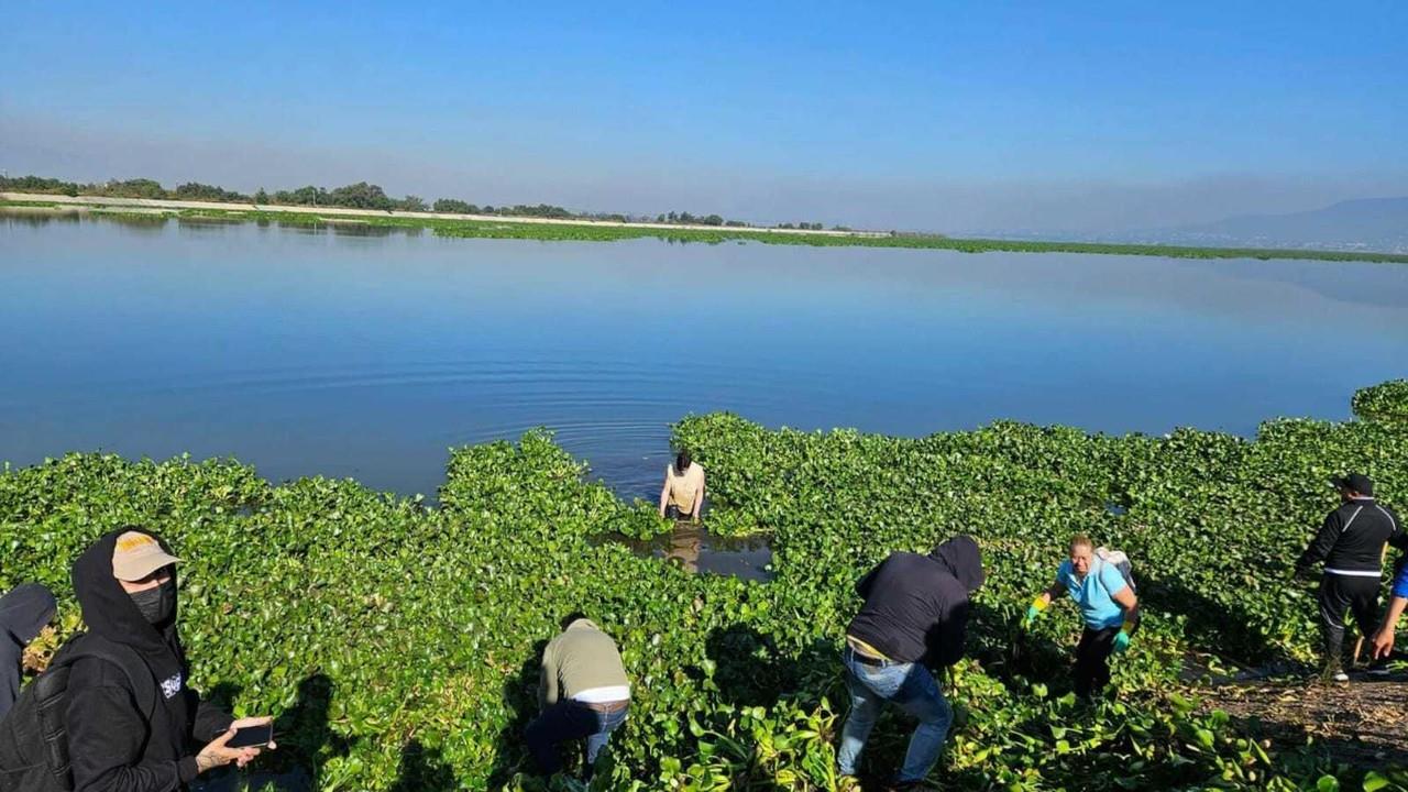 La primera etapa del rescate de la Laguna de Zumpango finalizó. Foto: FB Gaby Gamboa