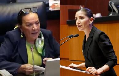 (VIDEO) Así fue el pleito entre Lucía Trasviña y Susana Zatarain en el Senado