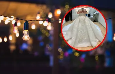 Le roban vestido de novia en Lincoln; su boda es en 7 días