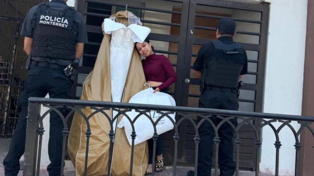 ¡Si habrá boda! Localizan vestido de novia robado en Monterrey