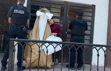 ¡Si habrá boda! Localizan vestido de novia robado en Monterrey