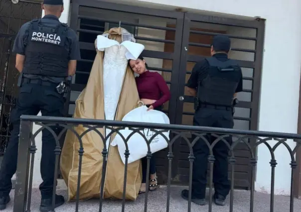 ¡Si habrá boda! Localizan vestido de novia robado en Monterrey